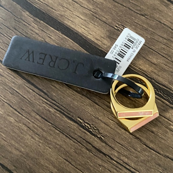 J. Crew Semiprecious Stone Triangle-Prism Ring Set - Picture 4 of 10